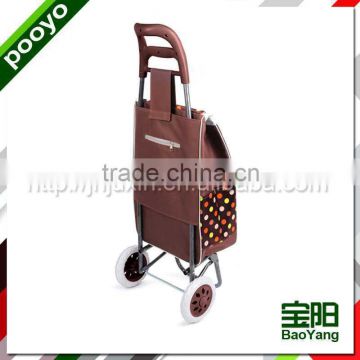 hand luggage carts fashion leather travel bag