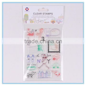 OEM personalized scrapbooking clear stamps wholesale handy stamp
