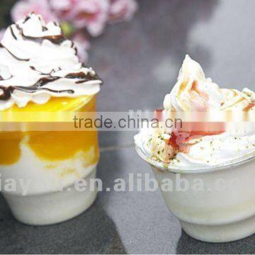 Disposable Plastic Clear Ice Cream Cup