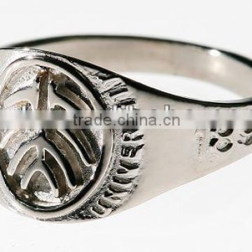 titanium skull engagement ring