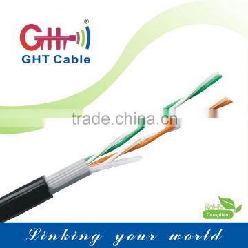 BEST PRICE!!!GHT telephone cable 24AWG CCA network wire OUTDOOR