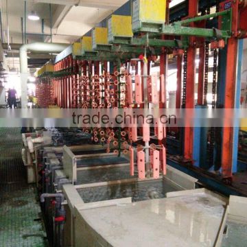 Feiyide Automatic Rack Zipper Nickel Chrome Spray Plating Machines with Plating Tank for Sale