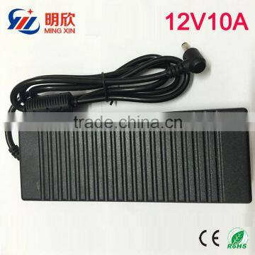 input 100~240v ac 50/60hz ac/dc power adapter 12v dc 10a power adapter