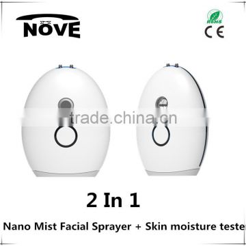 2016 Electric USB rechargeable portable sliding design fine mist sprayer facial steamer machine