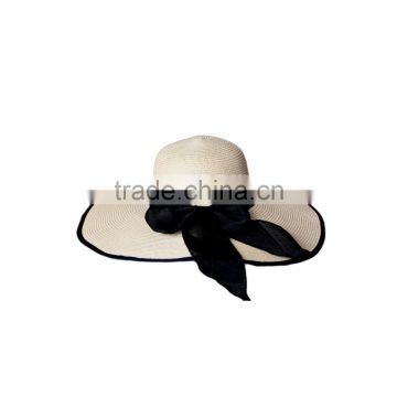 Fashion paper straw hat paper flopy hat/fashion woman floppy hat