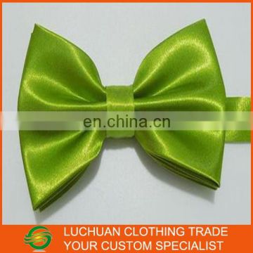 Lastest Design Fashion Handsome Shiny Green Bow Tie