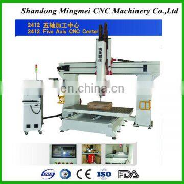 Italy cnc milling machine 5 axis high quality multi head 3d cnc router heavy duty cutting machine for solidwood mdf alum