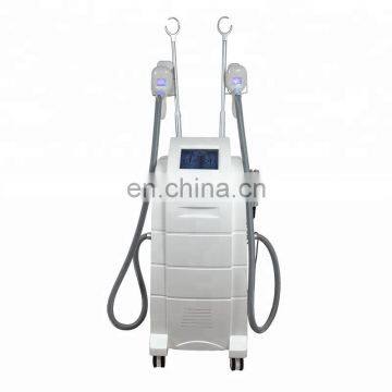 2018 Vertical Cool tech 4 handles Cryolipolysis face body slimming machine with antifreeze membrane