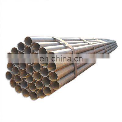 high quality ERW welded carbon steel tube/black erw carbon steel pipe