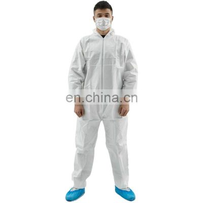 Disposable coverall microporous coverall for food industry
