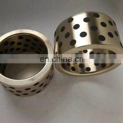 Cheap bronze bush CNC Machine Brass Drill Sleeve Bearing Bushing with Graphite