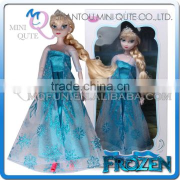 Mini Qute wholesale Kawaii High Quality Plastic cartoon Frozen doll princess anna & elsa olaf girls with Olaf kid children toy