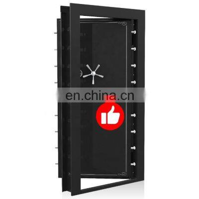 China Used Steel Strong Stainless Steel In-Swing Bank Safe Room Vault Doors with circle handle