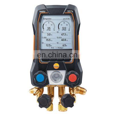 4 valves bluetooth smart digital manifold gauge testo 557S digital manifold