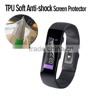 Accept paypal anti shock screen protector film for Microsoft Band 2 fashion smart bracelet