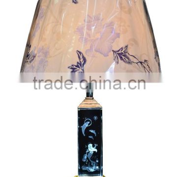 inter-carven mermaid led crystal table lamp