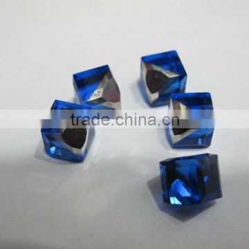 8mm Transparent style assorted colors ice cube crystal glass beads.Applicable to the necklace earrings etc.CGB009