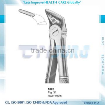 Extraction Forceps ulower roots, Fig 31, Periodontal Oral Surgery