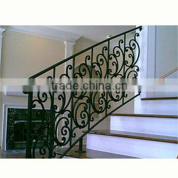 Top sale wrought iron indoor balcony and stair railing