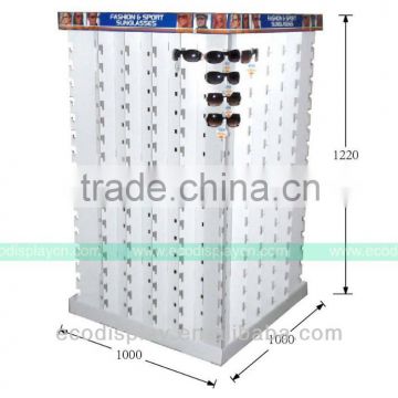 Customize POP Corrugated Cardboard Supermarket Pallet Display, Sunglasses Display Stand For Retail