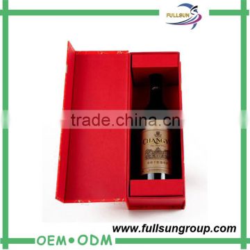 Luxury silk lined bottle wine spirit champagne box