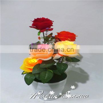 Top quality innovative design China wholesale decorative flower with led lights for sale