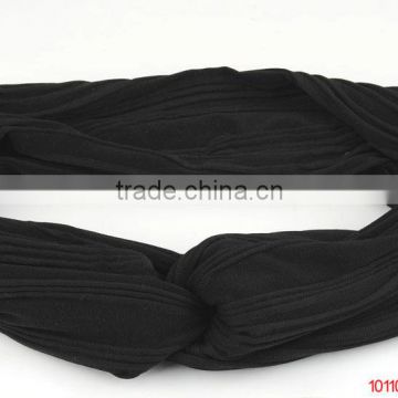 black fabric headband