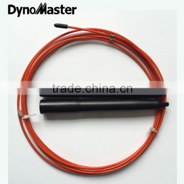 dynomaster Fast Skipping Cable Speed Jump Rope Skipping Jump Rope for CrossFit Nylon coated braided cables speed rope