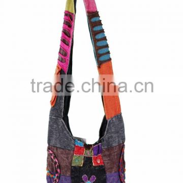 canvas bag new trendy bags canvas shoulder bags stone wash cotton bag hippie bags