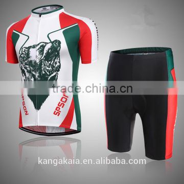 2016 sublimation printing custom cycling wear jerseys clothes men