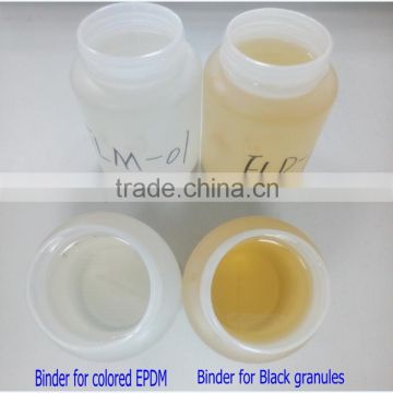 Amber and Transparent PU Binder for Colored EPDM Rubber graunles-FN-A-16021802