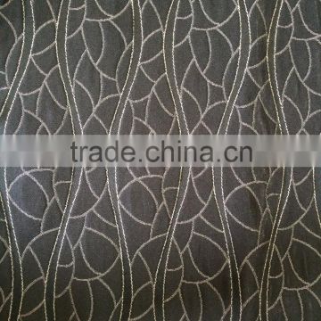 NEW ARRIVAL grain design 100% Polyester Emboidery like Jacquard Window Curtain fabric
