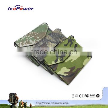 Wide compatibility 5V 2A output USB mobile solar charger folding solar charger buyer