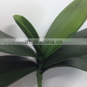 REAL TOUCH Artificial green orchid leaves/foliage artificial foliages