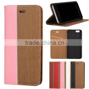 wood flip phone case cover carrying bags for cell mobile smart phone for Huawei P9 mate 8 honor 9 8 7 6 5 4 3 2