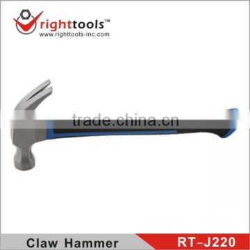 RIGHTTOOLS RT-J220 New process American type claw hammer with fibre handle