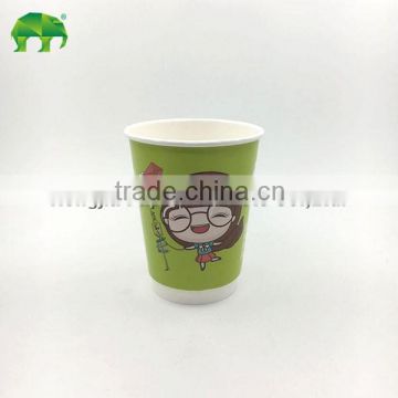 ISO9001 Factory 10oz single wall paper cups single wall juice paper cup