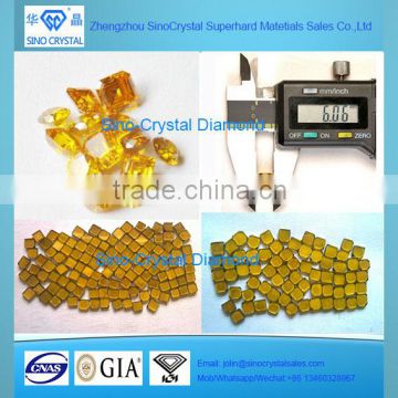 CVD HPHT Single Crystal Synthetic Diamond Plate For seeds growing