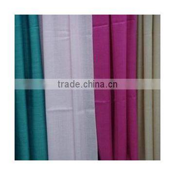 100% COTTON PLAIN DYED WOVEN FABRIC