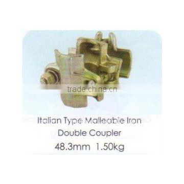 Italian Type Malleable Iron Double Couplers