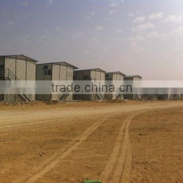 Middle east Qassim construction site prefabricated house labour camp