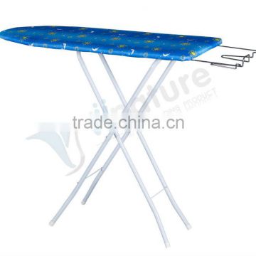 wooden ironing board iron table