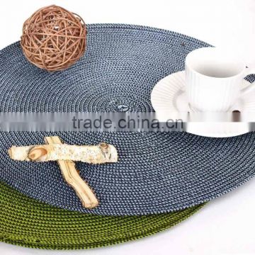 home use plastic tablemat/braided placemat/placemat for dinnerware