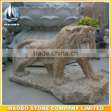 High Quality pierre tiger granite animal craving sculpure