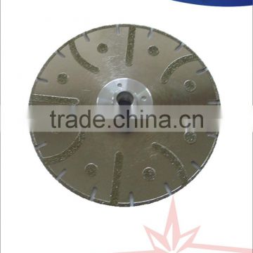 Electroplated Diamond saw blades for cutting soft marbles with continuous rim