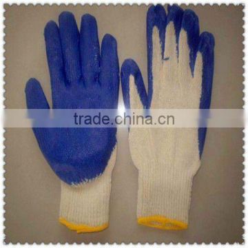Blue latex garden glove for workingJRE36