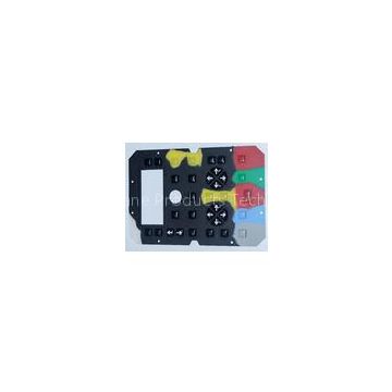 Multi buttons Flexible Rubber Membrane Switch with Quakeproof For GPS