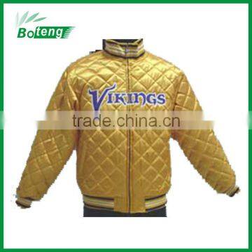 satin yoko rib padding jacket