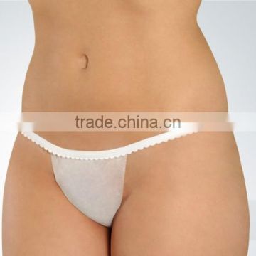 Disposable underwear for women / lady panties/soft PP fabric T-back