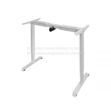 One Motor Two Leg Electric Height Adjustable Standing Desk Frame